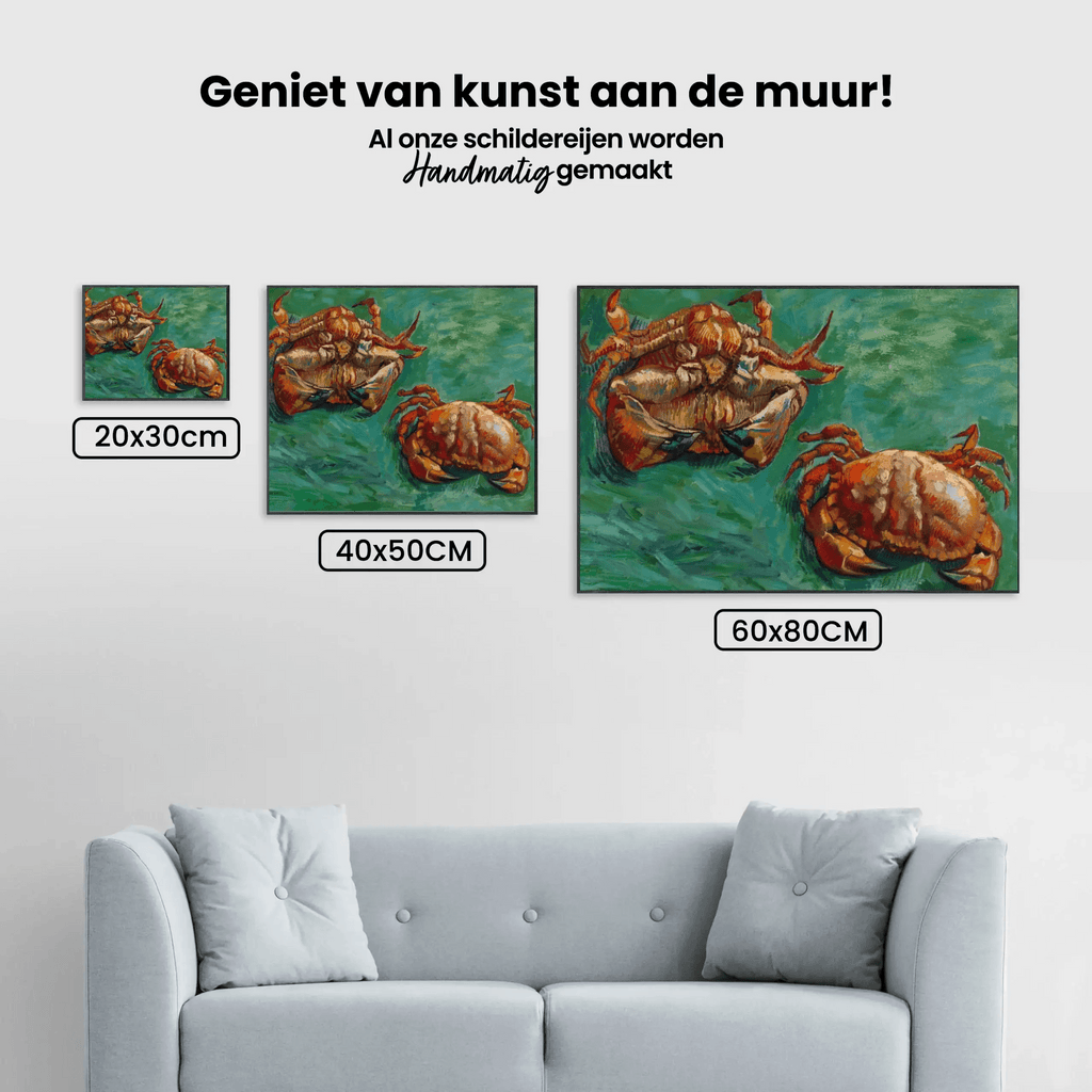 Diamond Painting - Twee krabben
