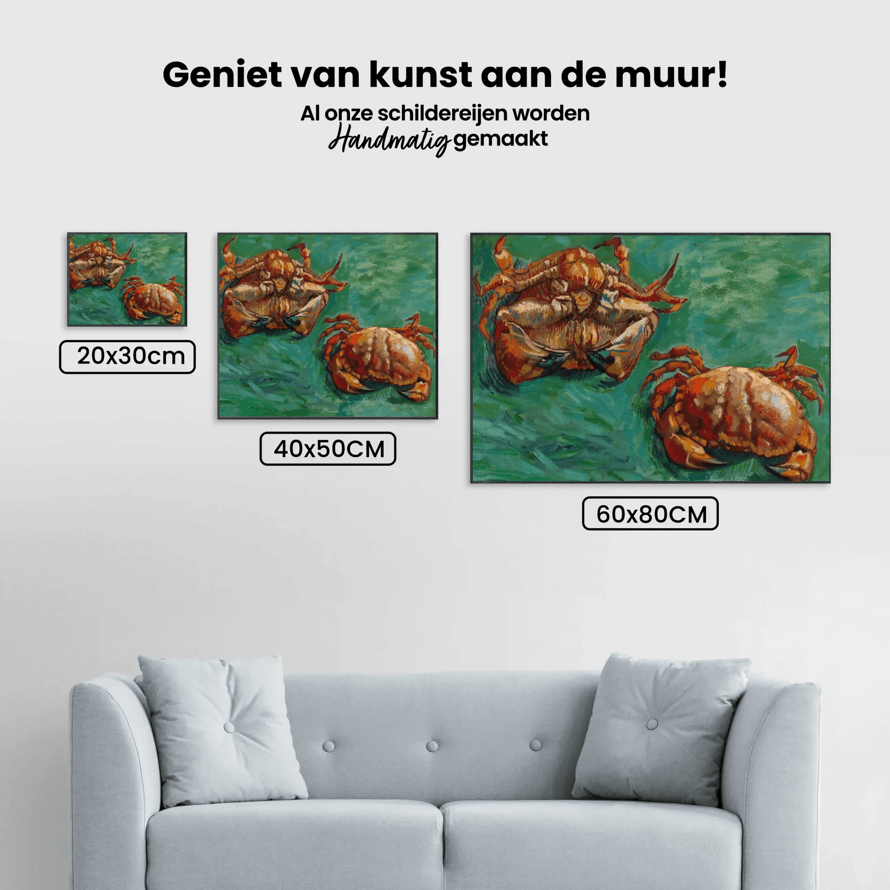 Diamond Painting - Twee krabben