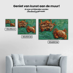 Diamond Painting - Twee krabben