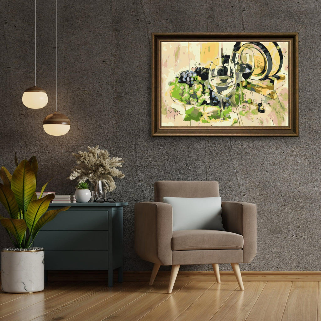 Diamond Painting - Twee soorten wijn - SEOS Shop ®