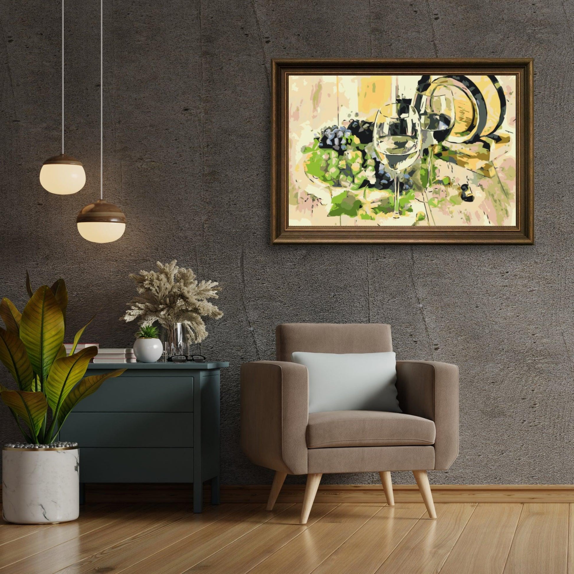 Diamond Painting - Twee soorten wijn - SEOS Shop ®