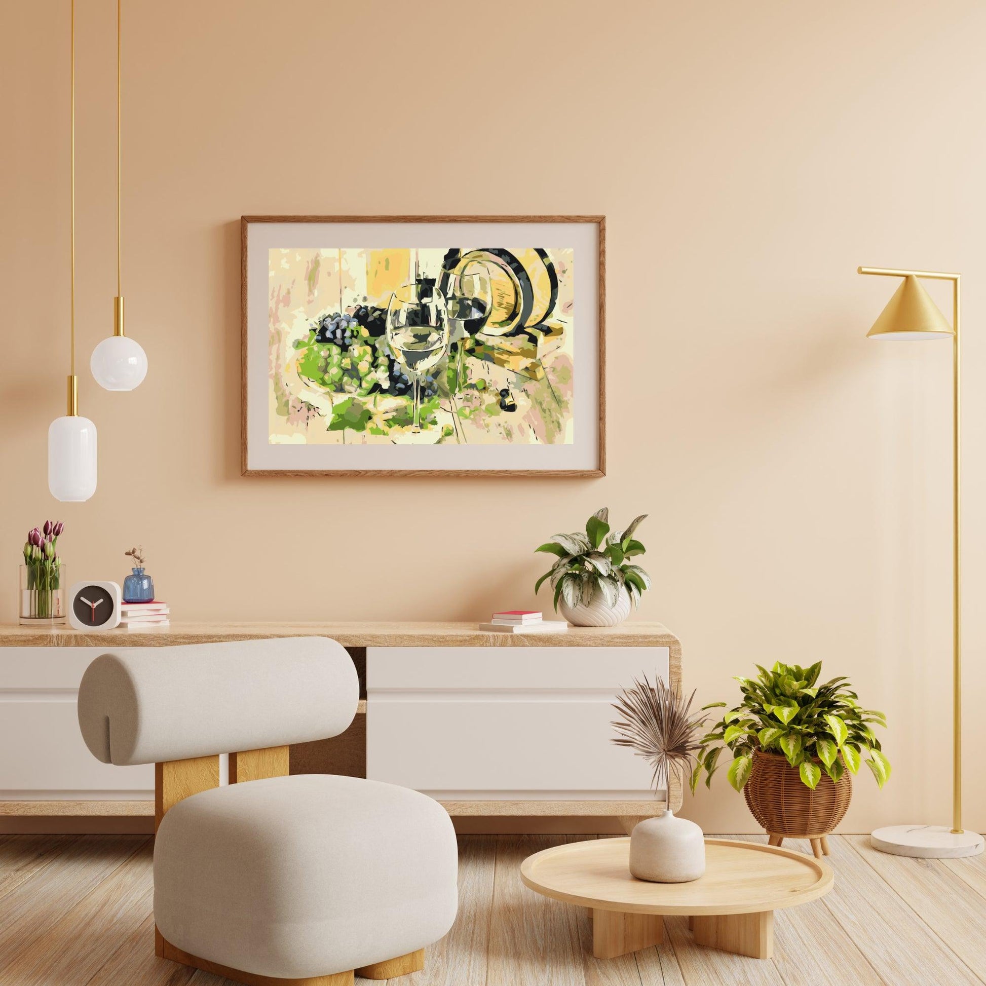 Diamond Painting - Twee soorten wijn - SEOS Shop ®
