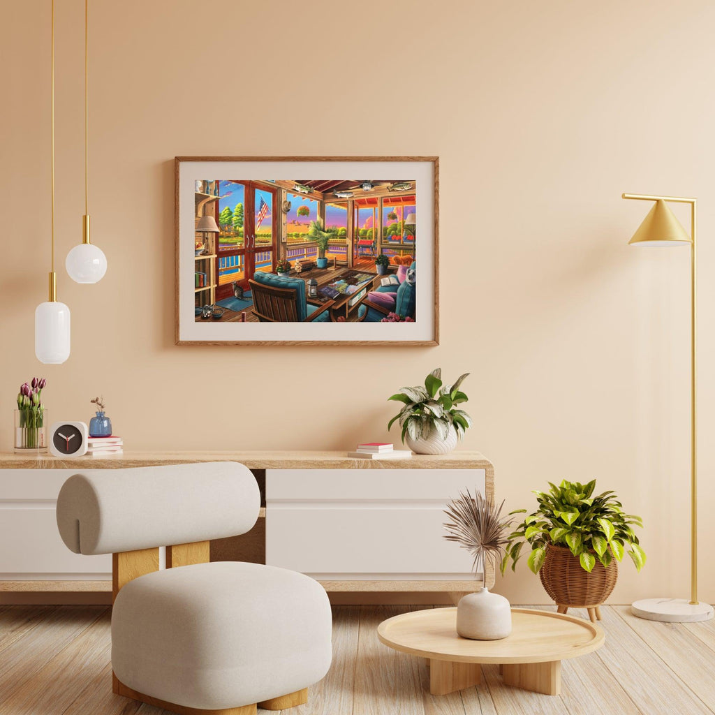 Diamond Painting - Uitzicht op het meer - SEOS Shop ®