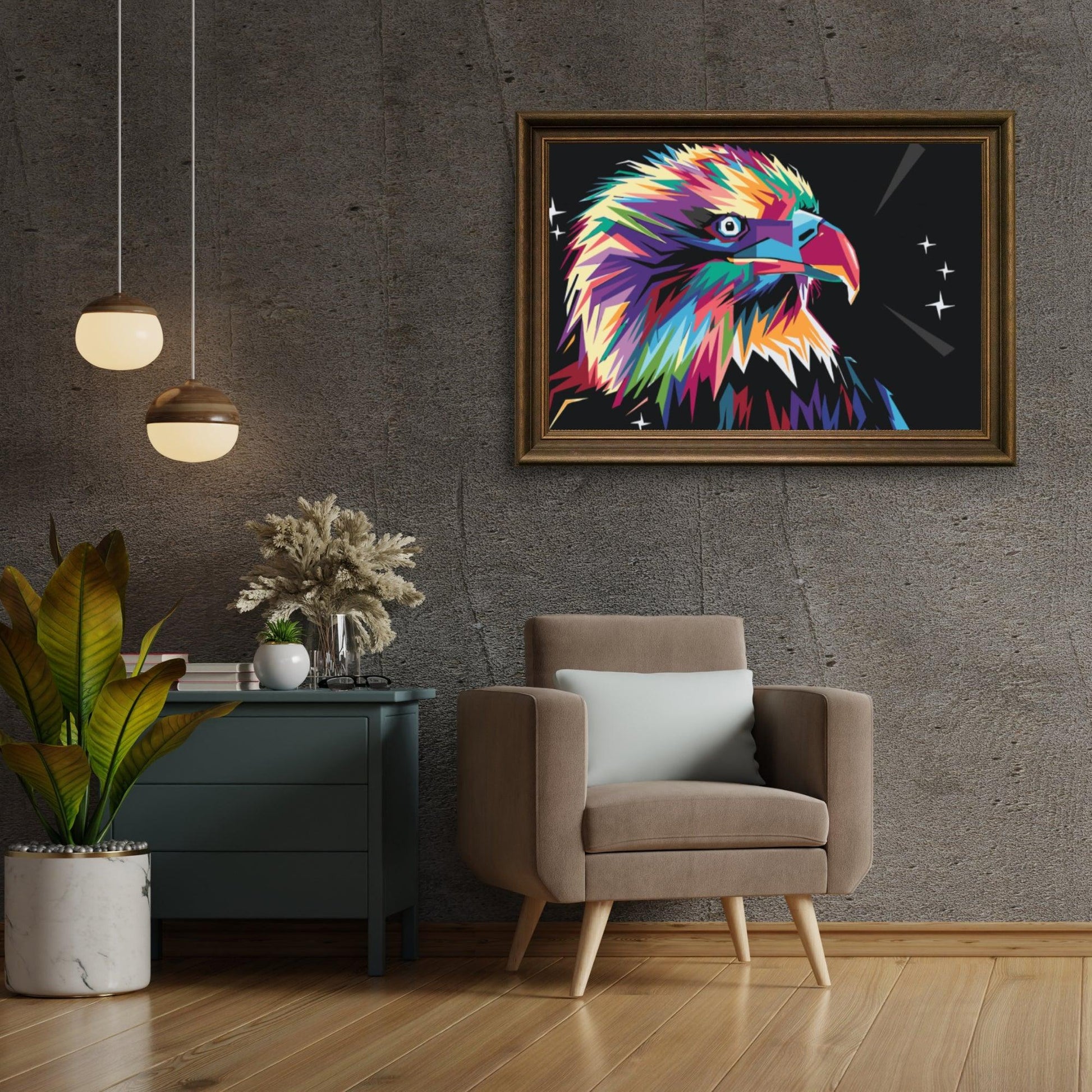 Diamond Painting - Vector adelaar - SEOS Shop ®