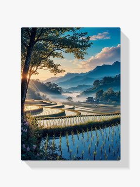 Diamond Painting - Velden van Sereniteit