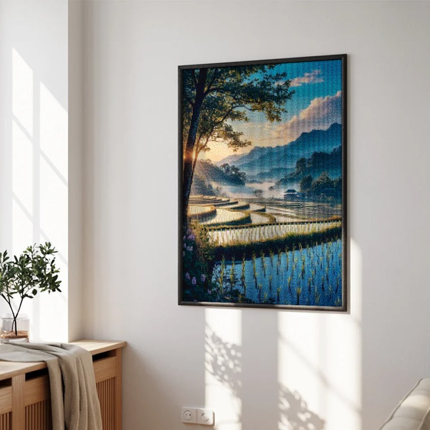 Diamond Painting - Velden van Sereniteit
