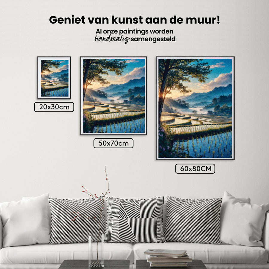 Diamond Painting - Velden van Sereniteit