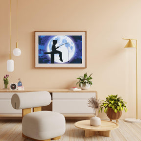 Diamond Painting - Vissen onder de volle maan - SEOS Shop ®