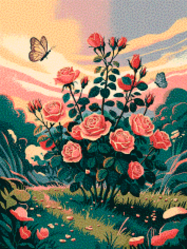 Diamond Painting - Vlinder serenade