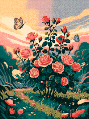 Diamond Painting - Vlinder serenade