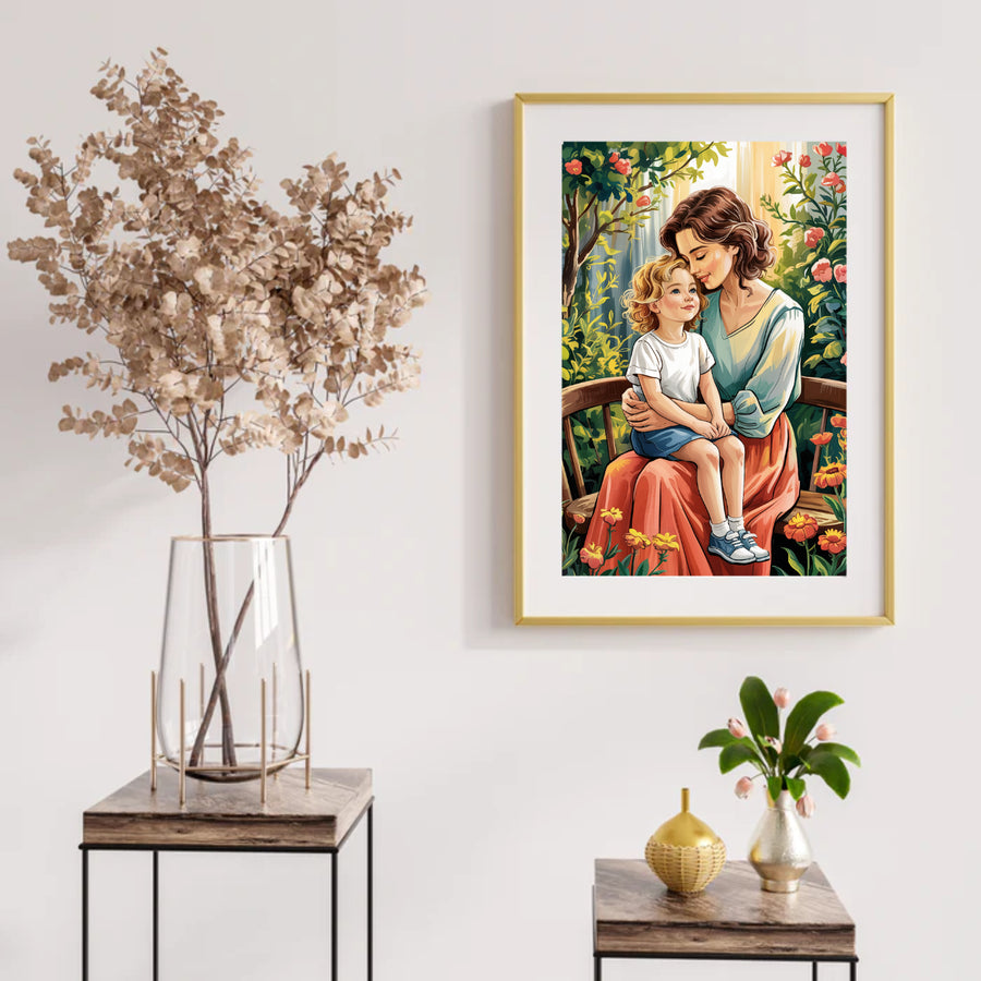 Diamond Painting - Voor altijd haar kind