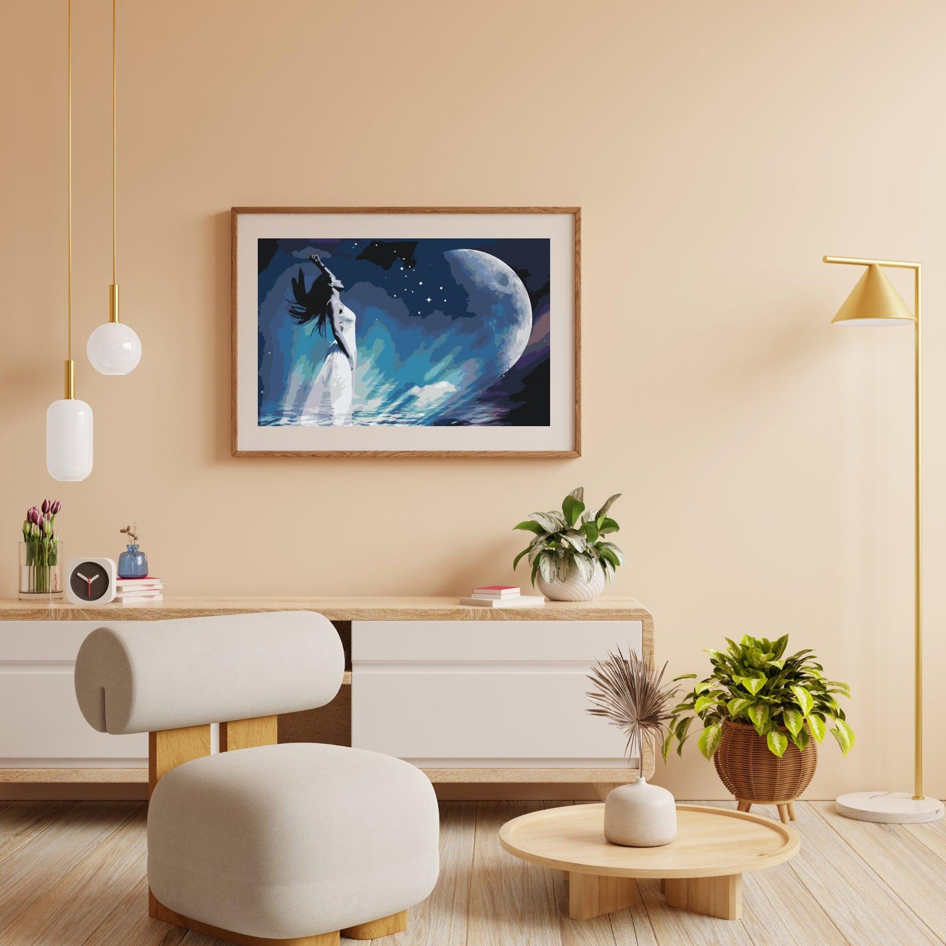 Diamond Painting - Vrouw in de ruimte - SEOS Shop ®