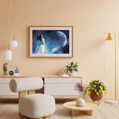Diamond Painting - Vrouw in de ruimte - SEOS Shop ®