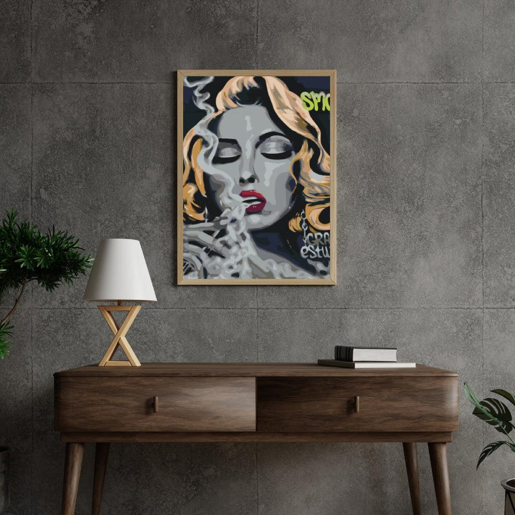 Diamond Painting - Vrouw met een sigaret - SEOS Shop ®