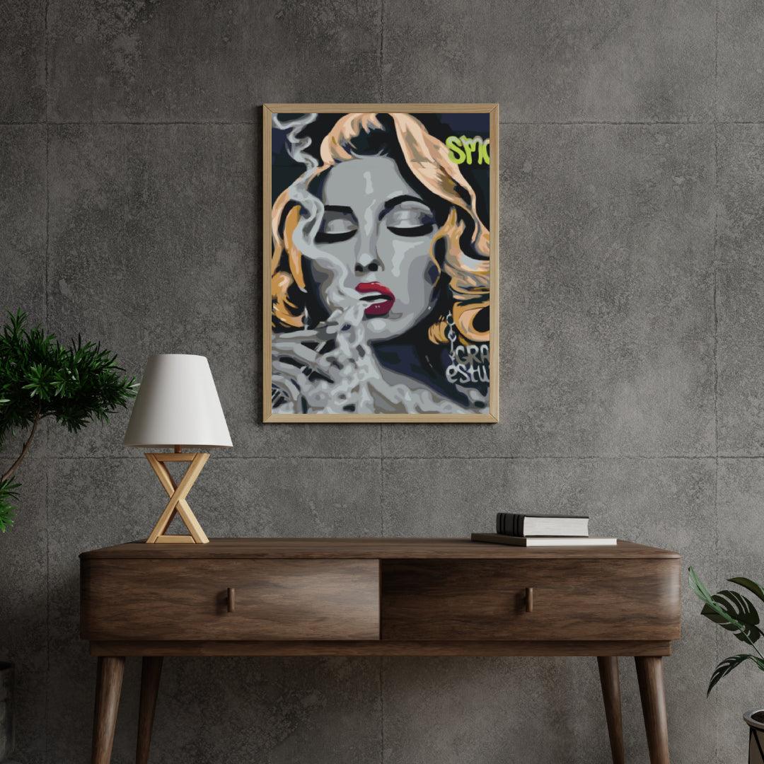Diamond Painting - Vrouw met een sigaret - SEOS Shop ®
