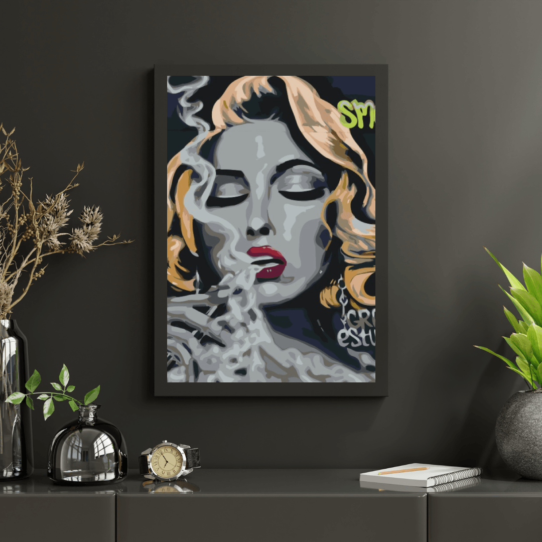 Diamond Painting - Vrouw met een sigaret - SEOS Shop ®