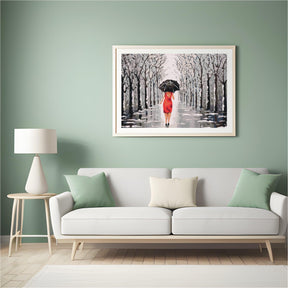 Diamond Painting - Vrouw wandelend in het park - SEOS Shop ®