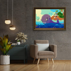Diamond Painting - Walvis en schat