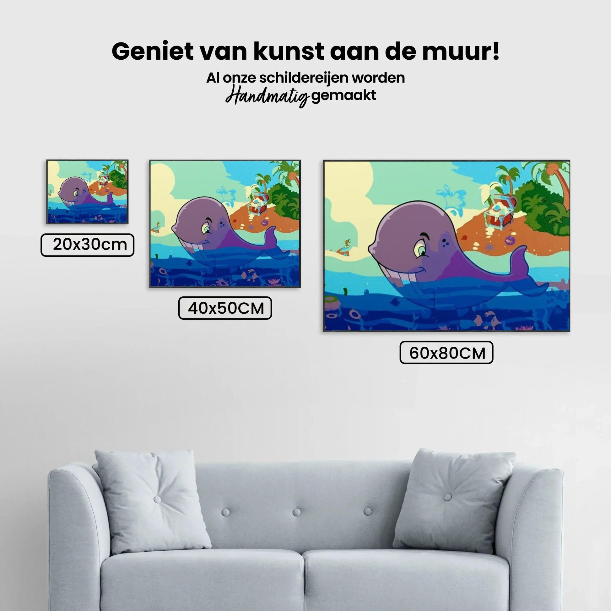 Diamond Painting - Walvis en schat