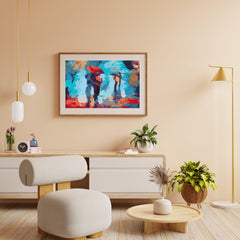 Diamond Painting - Wandeling in de regen - SEOS Shop ®