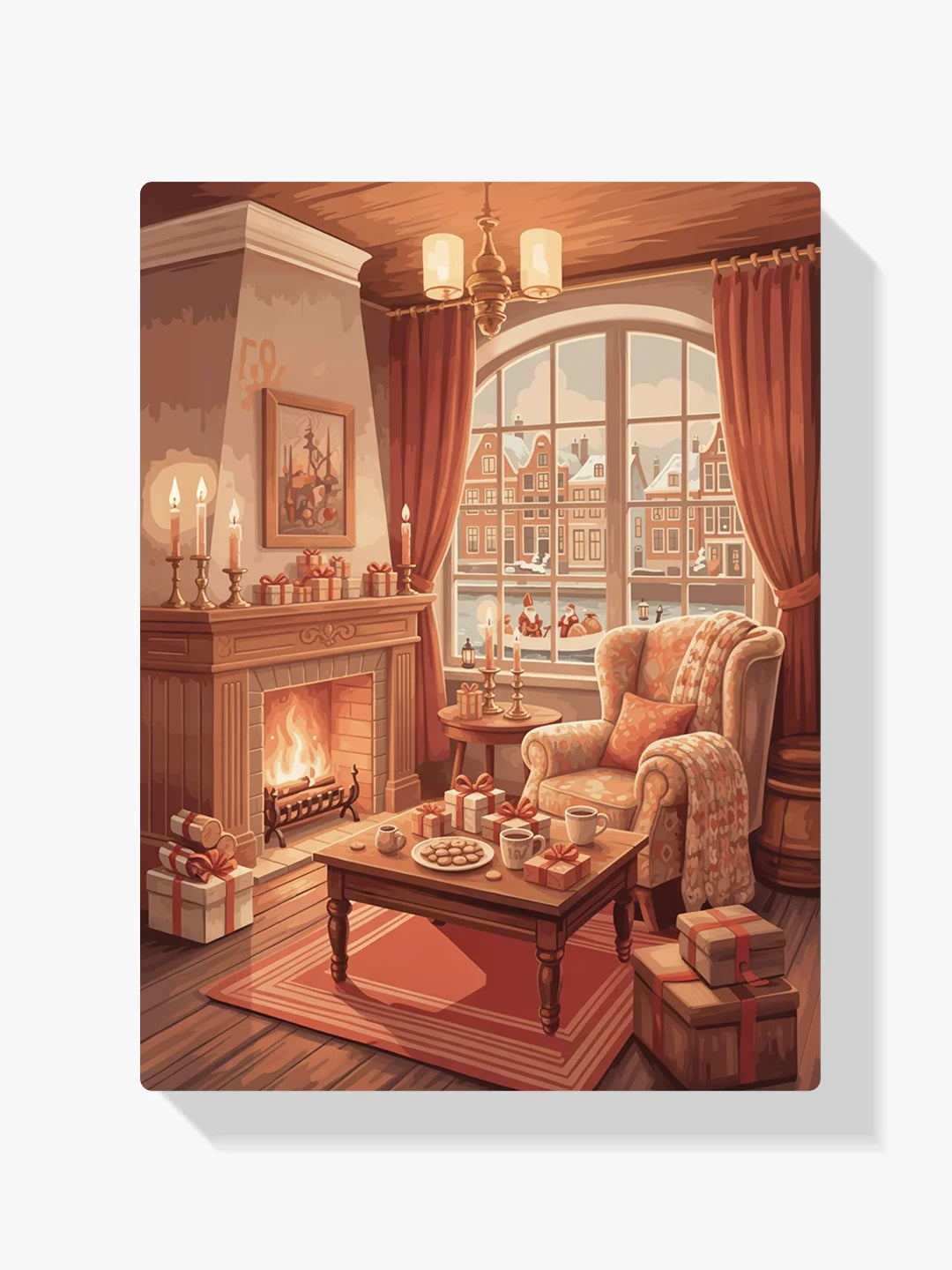 Diamond Painting - Warme gloed bij het kanaal