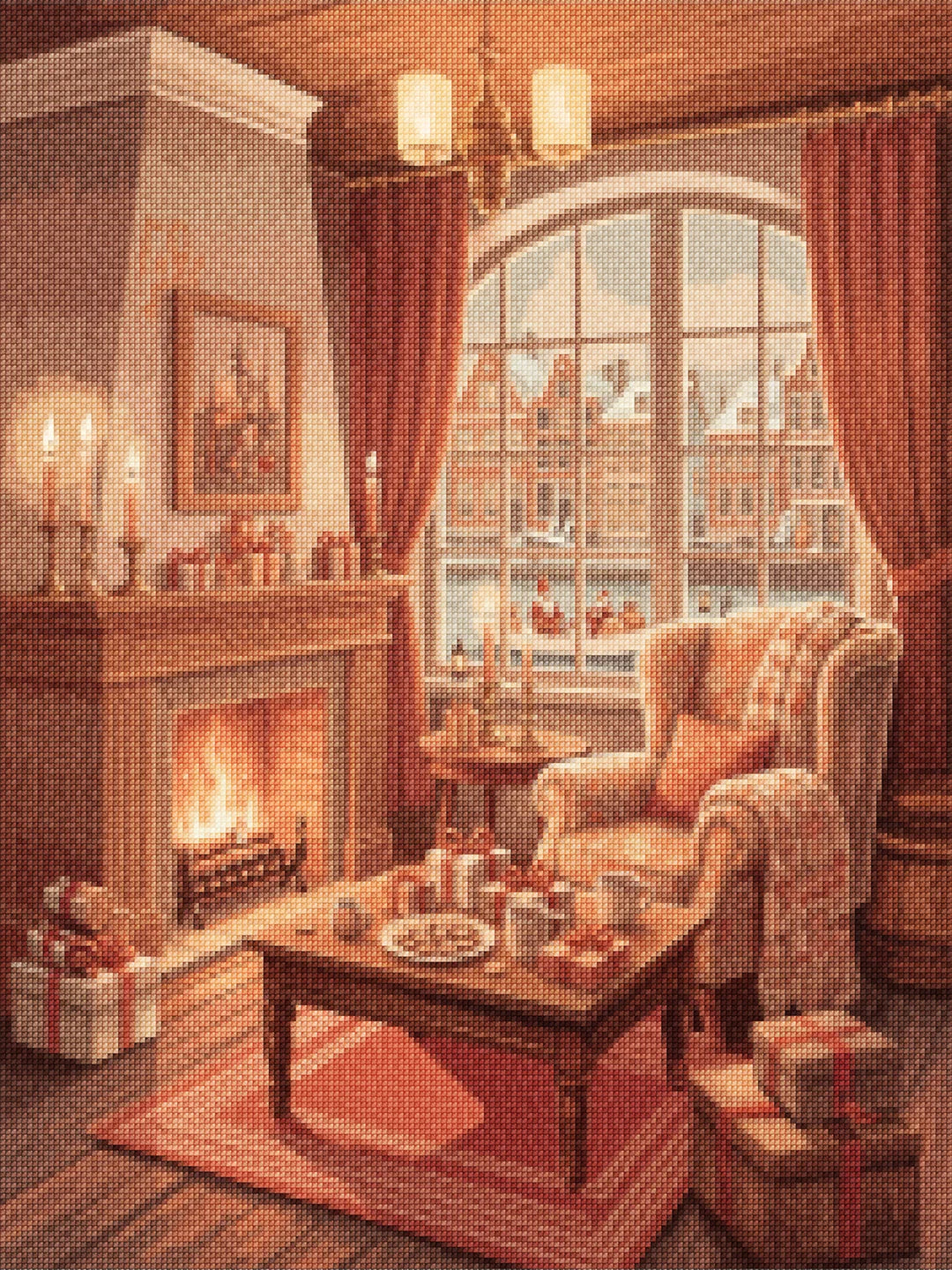 Diamond Painting - Warme gloed bij het kanaal