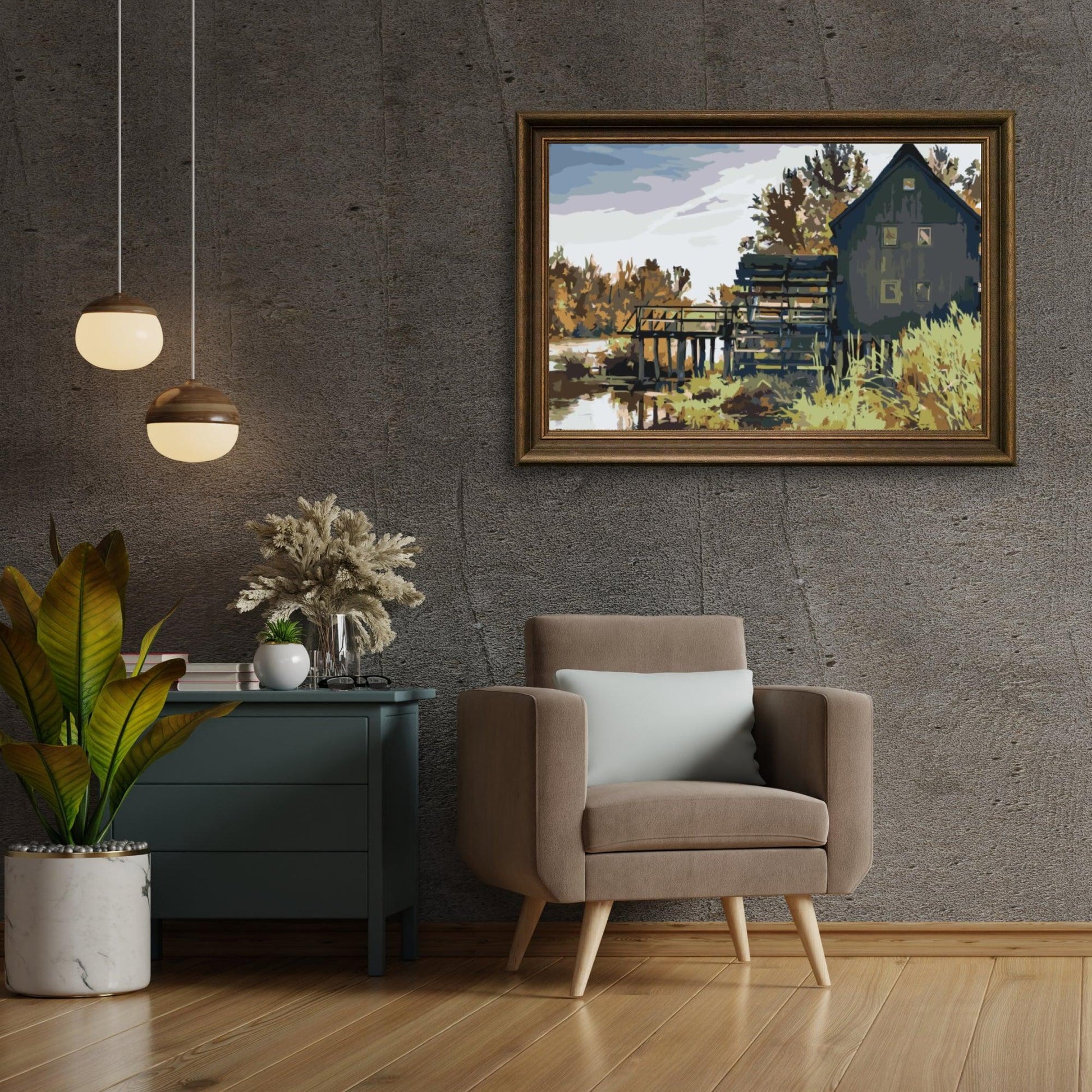 Diamond Painting - Watermolen - SEOS Shop ®