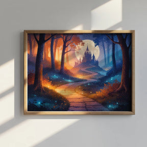 Diamond Painting - Weg naar het Fluisterende Kasteel