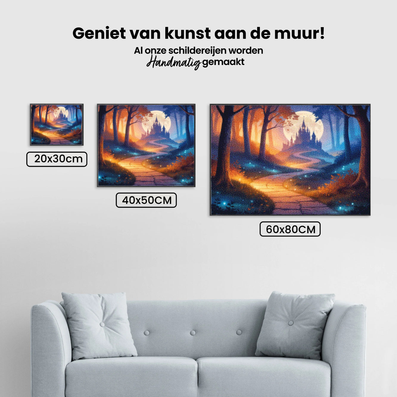Diamond Painting - Weg naar het Fluisterende Kasteel