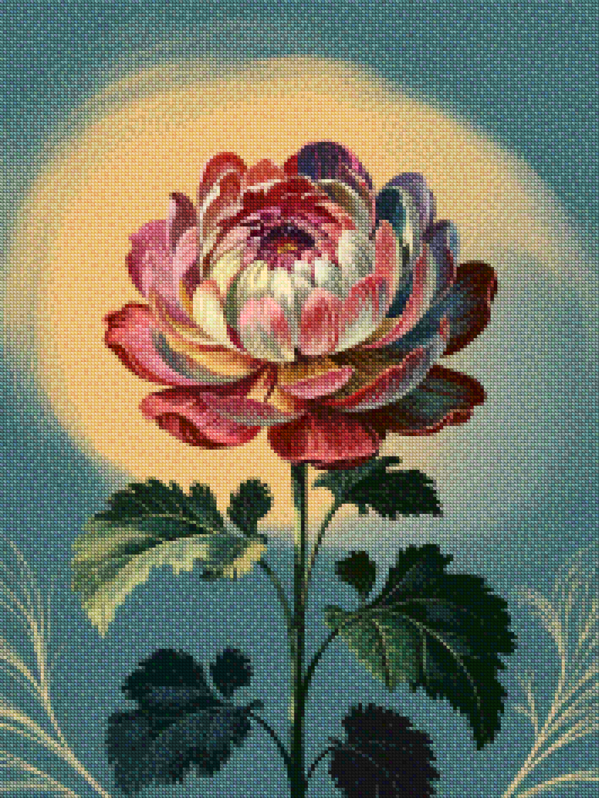 Diamond Painting - Wilde bloemenkoor