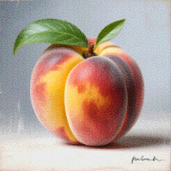 Mini Diamond Painting - Wilde perzik