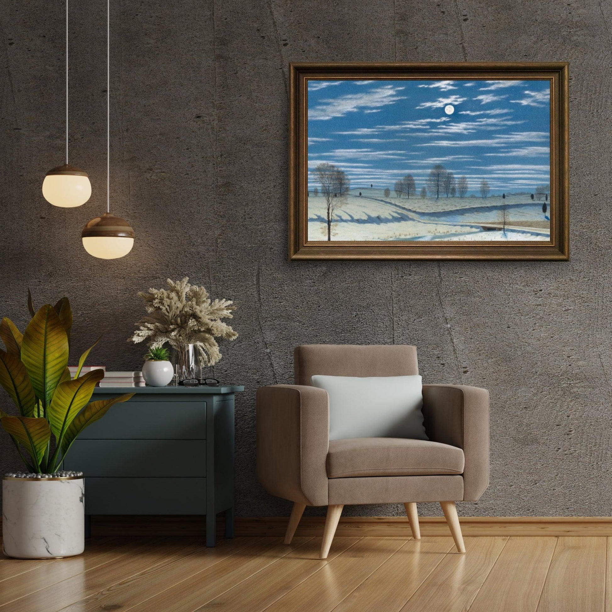 Diamond Painting - Winter Scène in Maanlicht - SEOS Shop ®