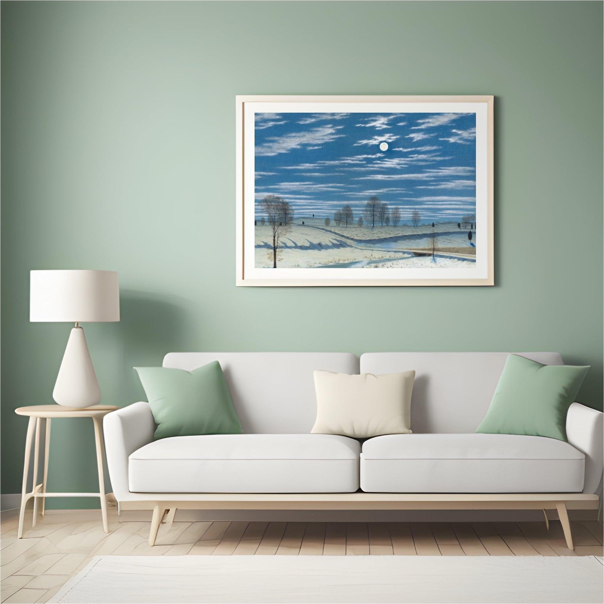 Diamond Painting - Winter Scène in Maanlicht - SEOS Shop ®