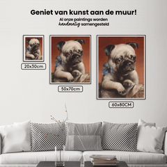 Diamond Painting - Young Pug