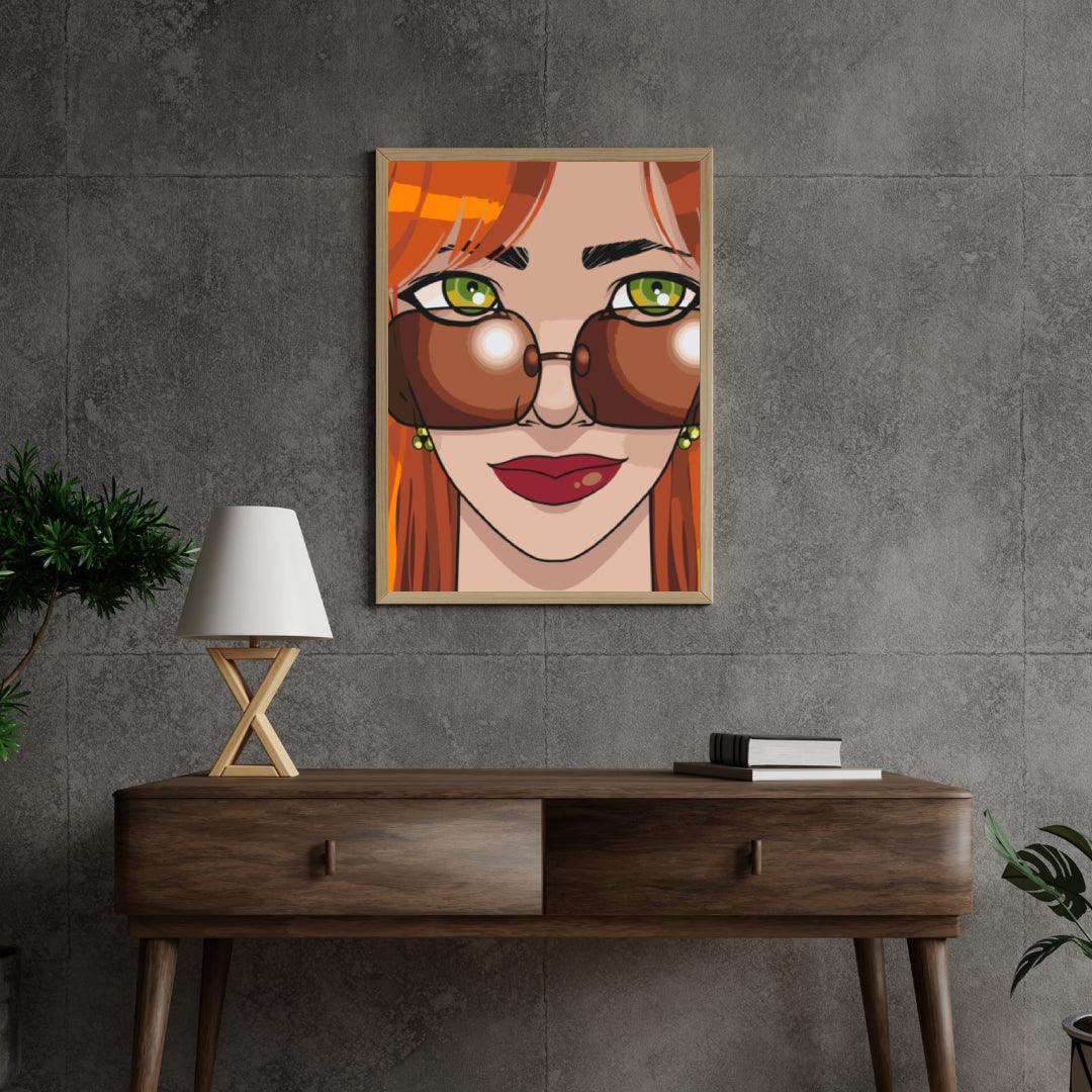 Diamond Painting - Zicht door zonnebril - SEOS Shop ®