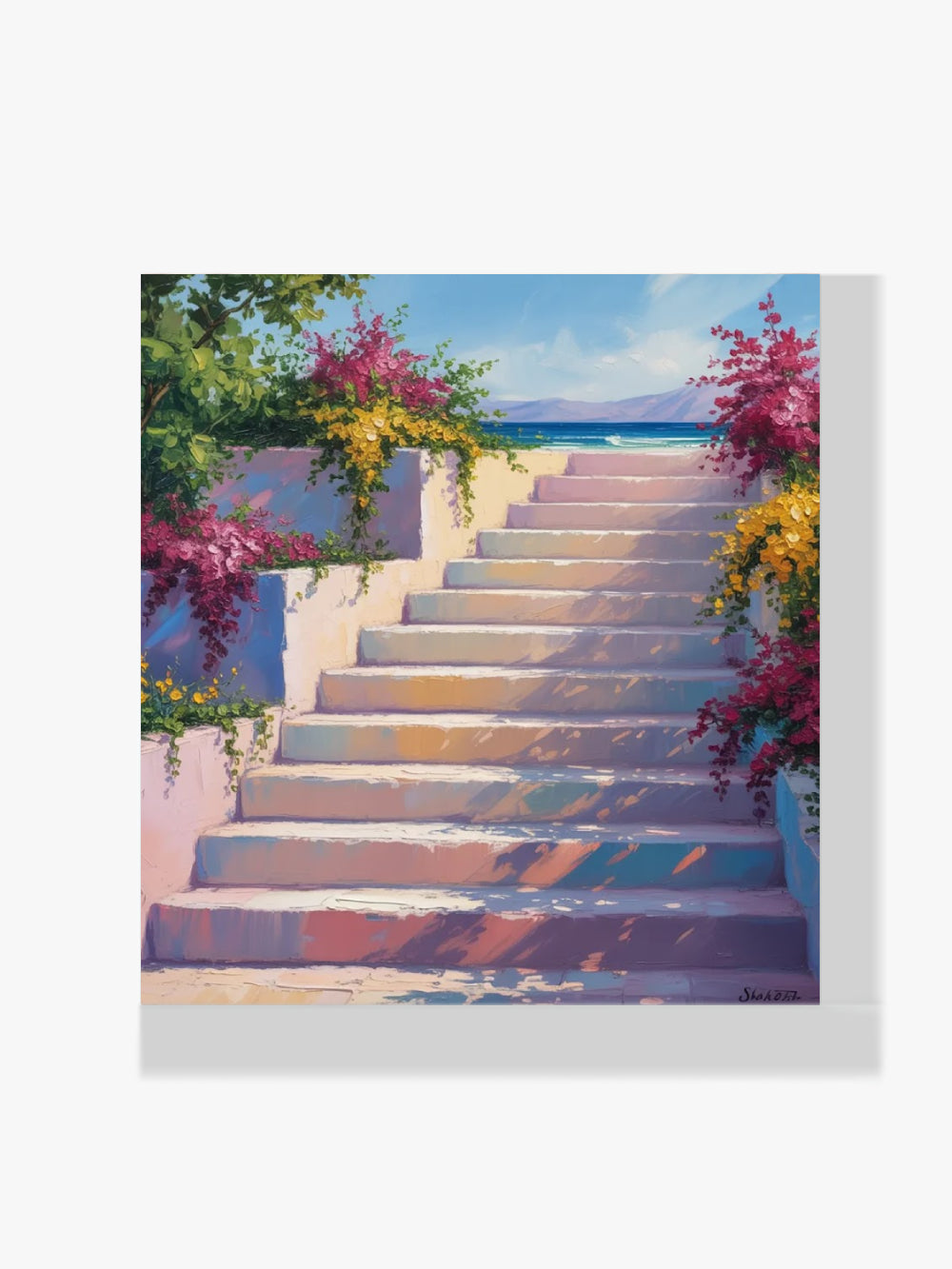 Diamond Painting - Zonovergoten stappen