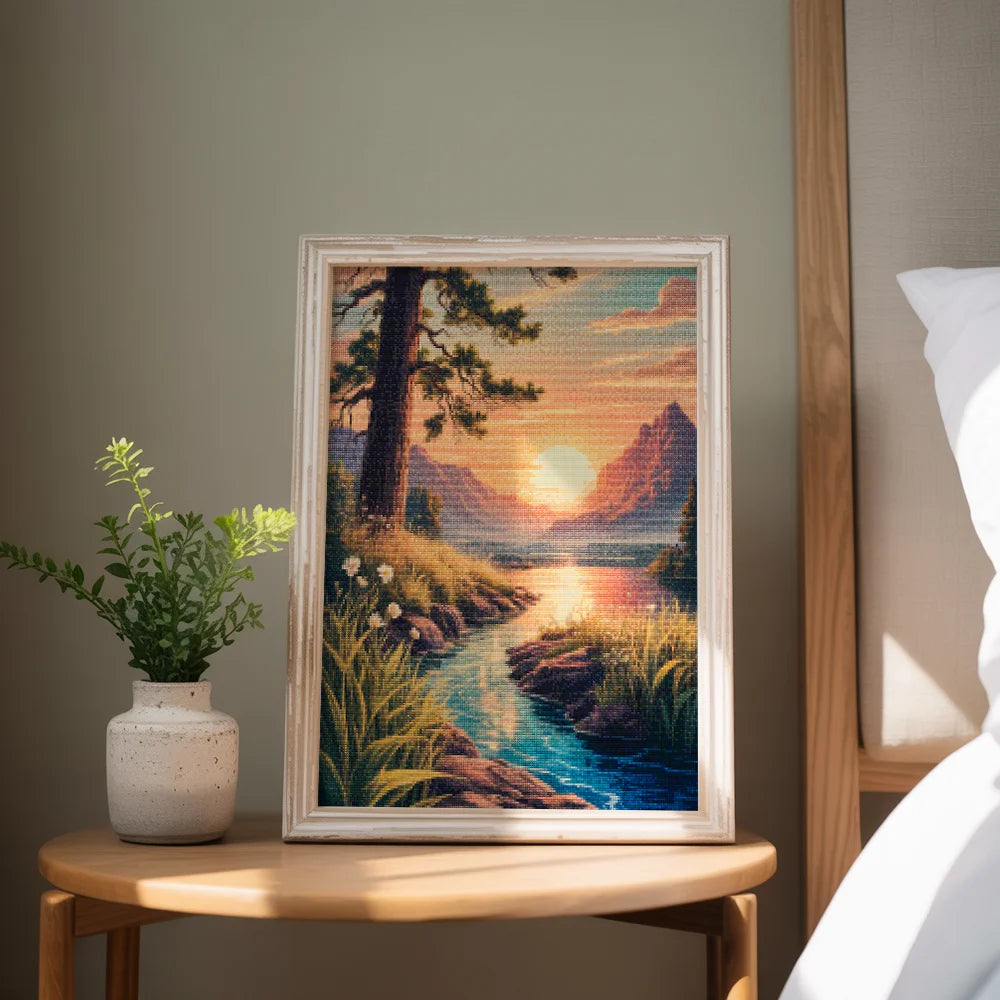 Diamond Painting - Zonsmelt