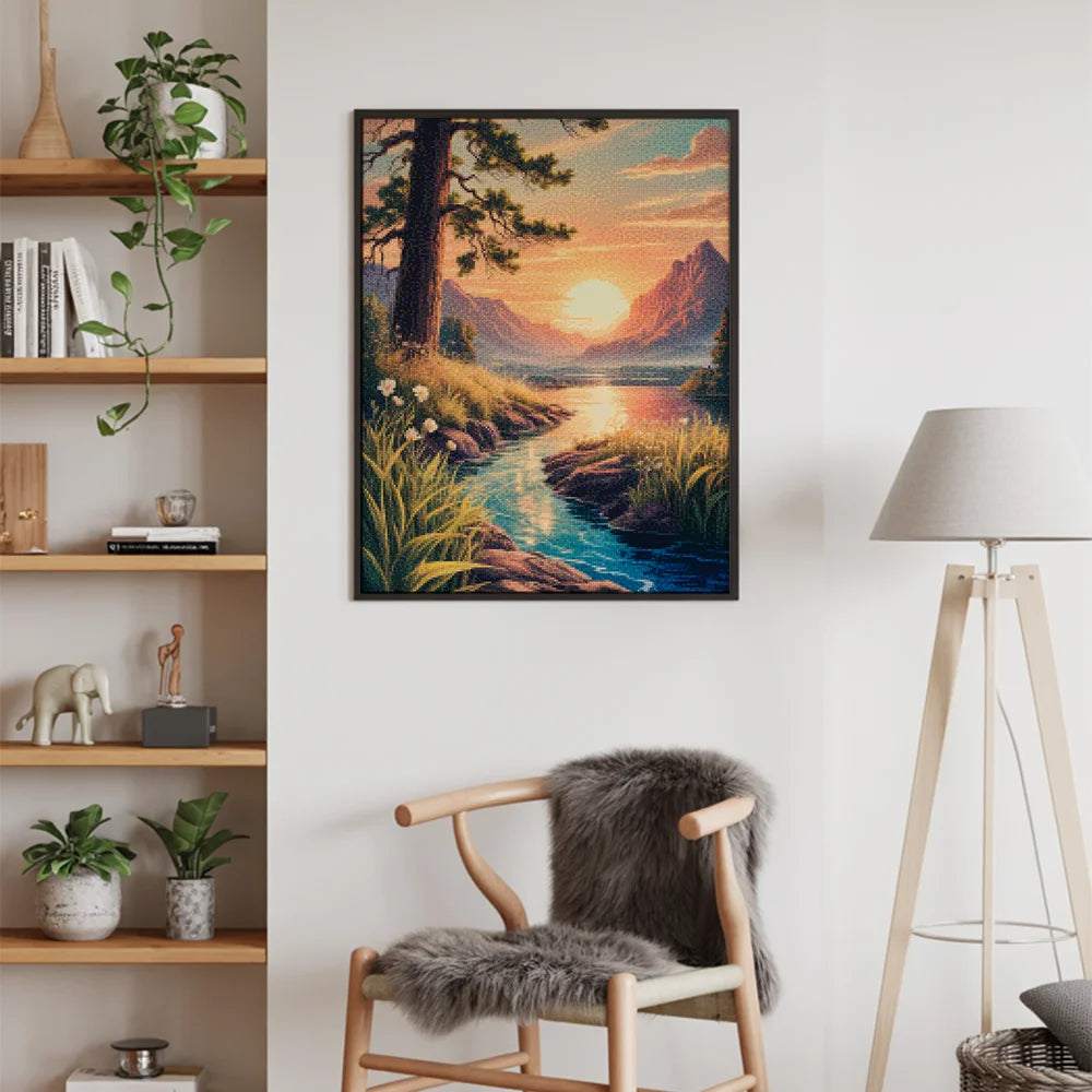 Diamond Painting - Zonsmelt