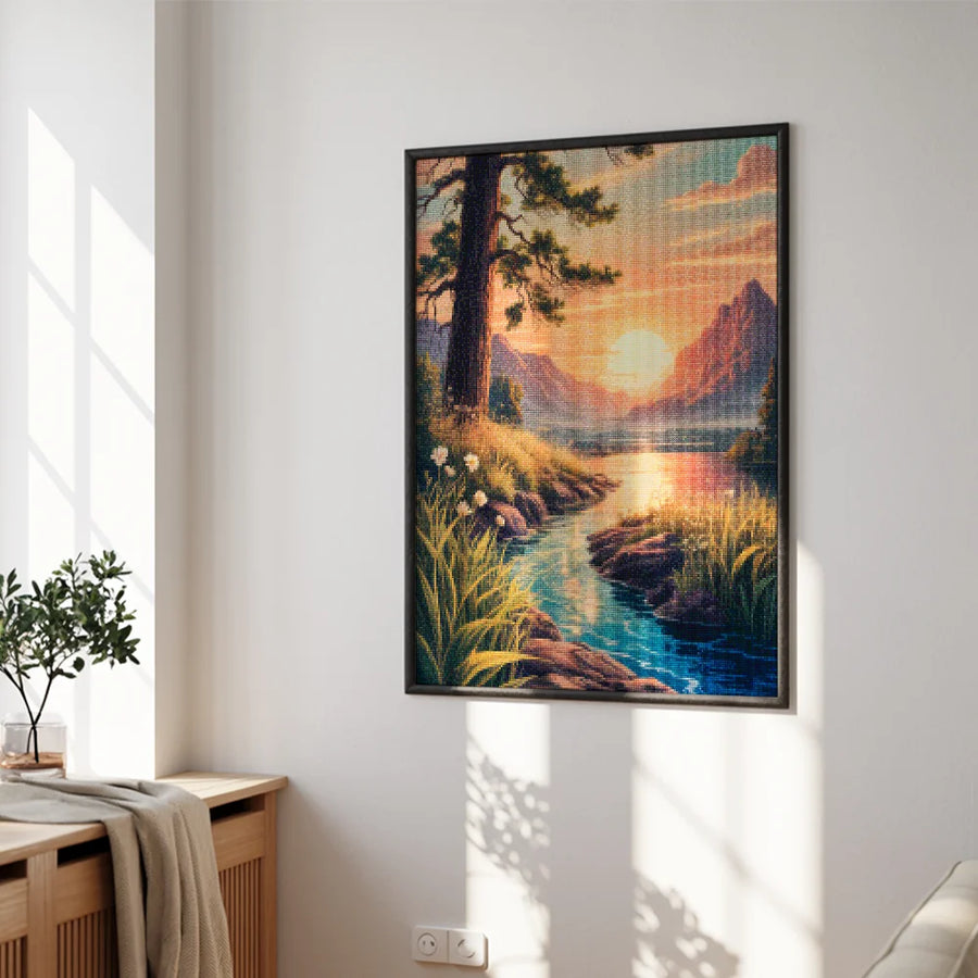 Diamond Painting - Zonsmelt