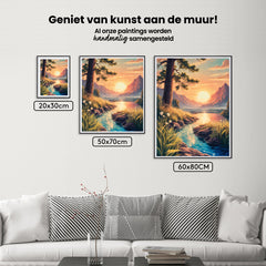 Diamond Painting - Zonsmelt