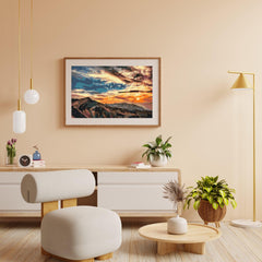 Diamond Painting - Zonsondergang boven de bergen - SEOS Shop ®