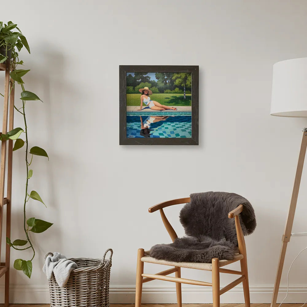 Mini Diamond Painting - Zwembadkant Echo