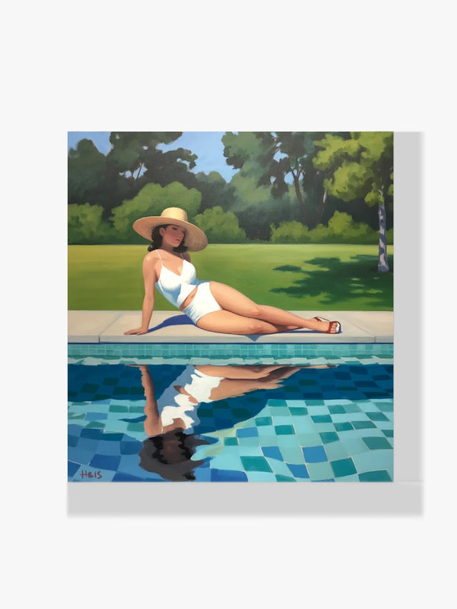 Mini Diamond Painting - Zwembadkant Echo