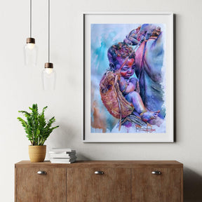 Diamond Painting Afrikaanse Moeder - SEOS Shop ®