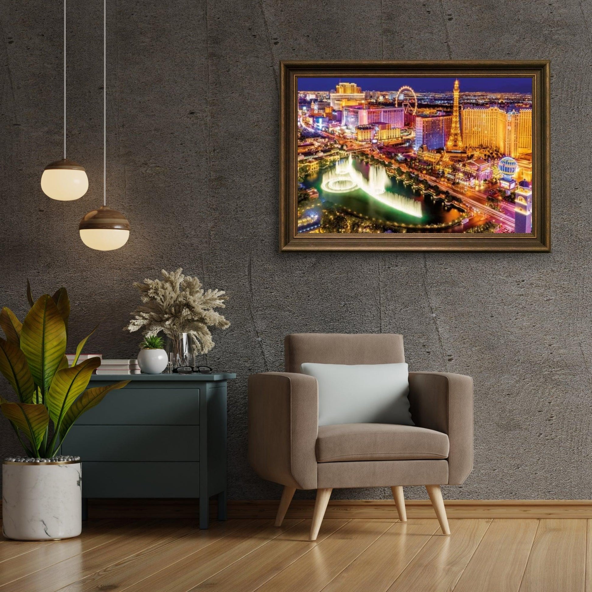 Diamond Painting Amerika Stad Nacht - SEOS Shop ®