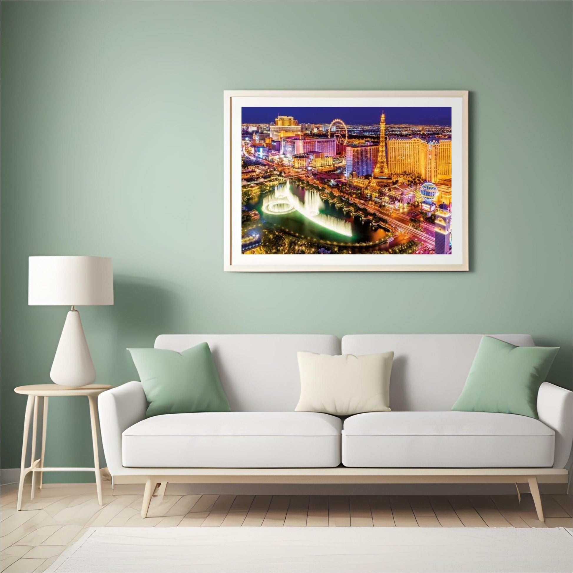Diamond Painting Amerika Stad Nacht - SEOS Shop ®