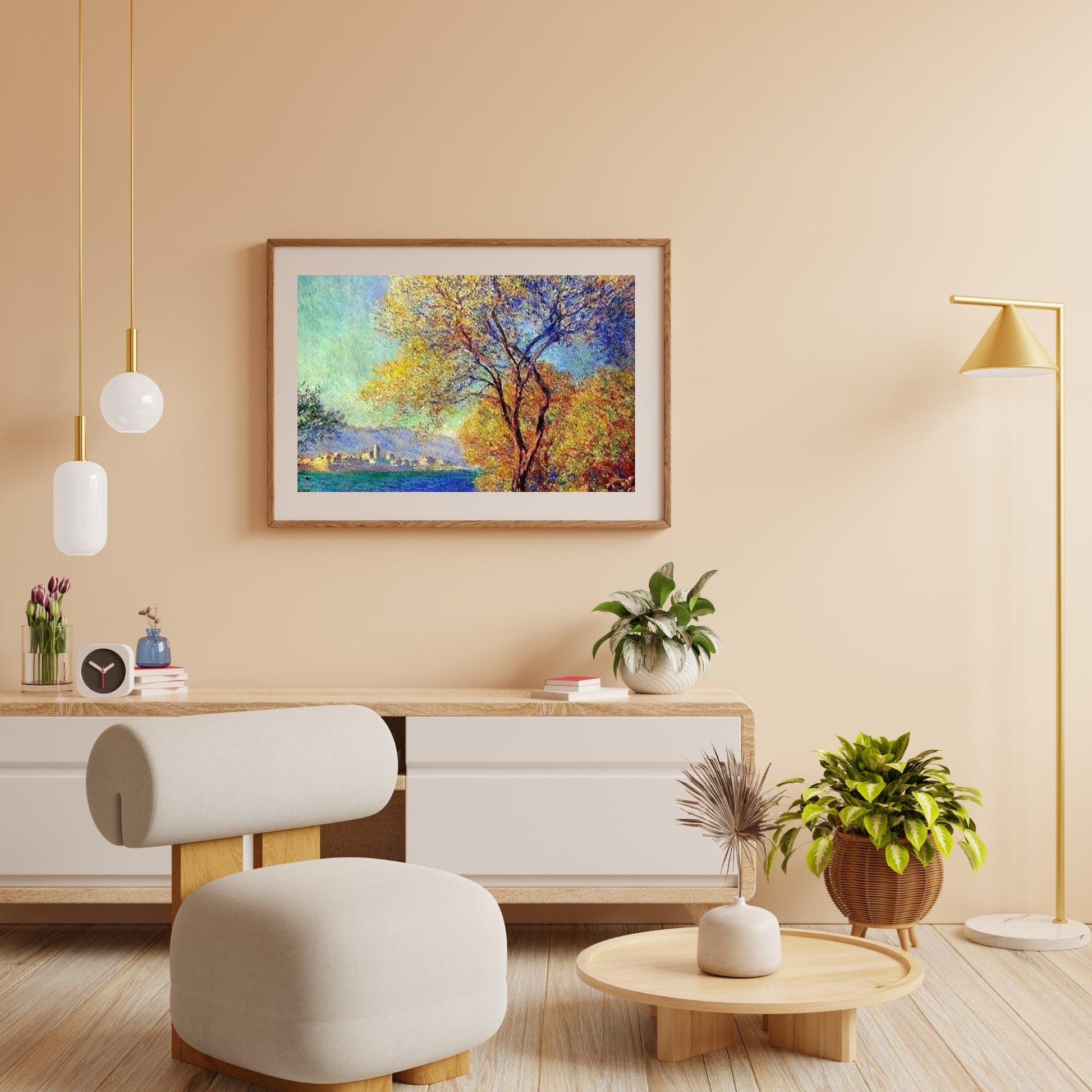 Diamond Painting Antibes gezien vanuit de tuinen van Salis - SEOS Shop ®