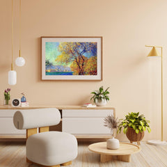 Diamond Painting Antibes gezien vanuit de tuinen van Salis - SEOS Shop ®