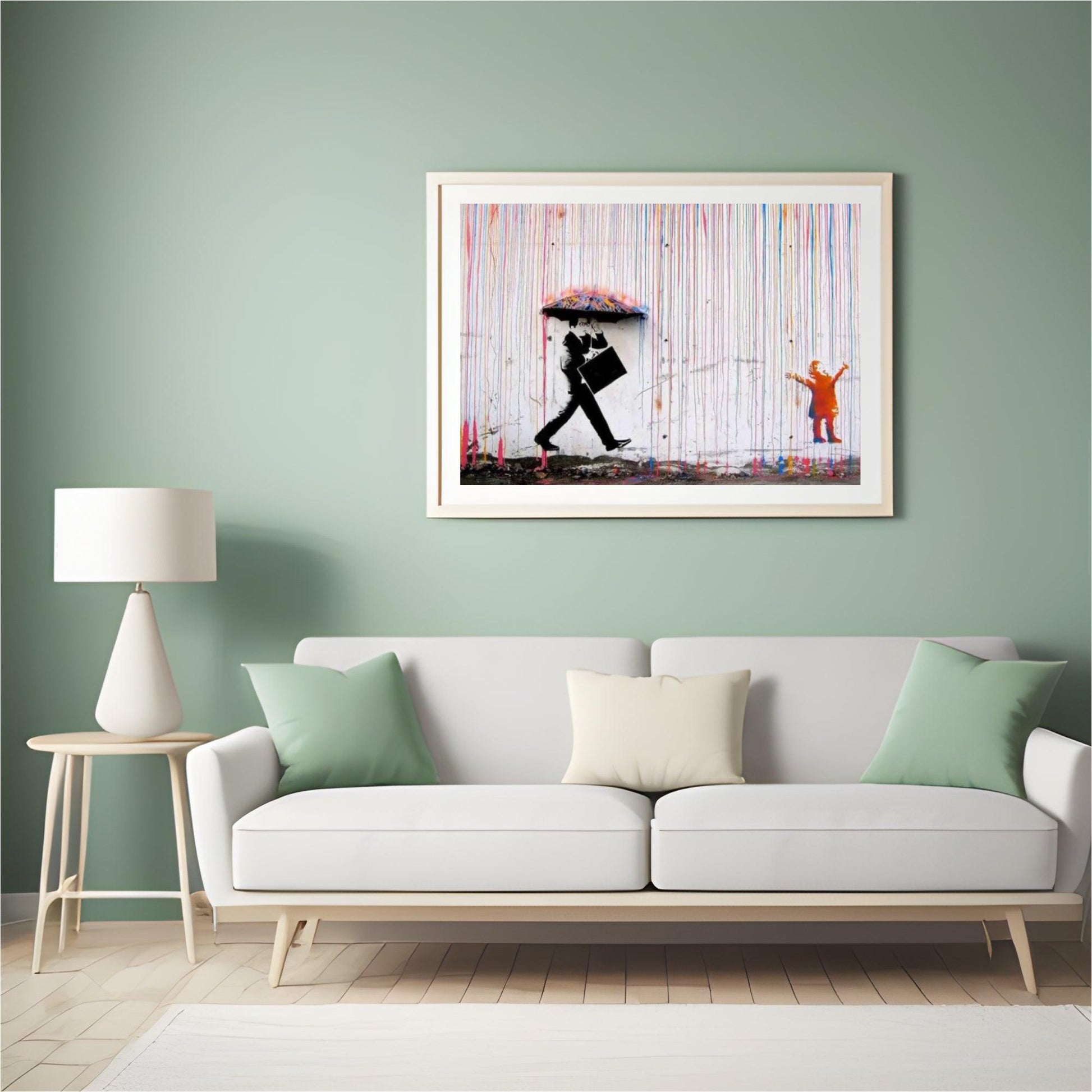 Diamond Painting Banksy – Kleurenregen - SEOS Shop ®