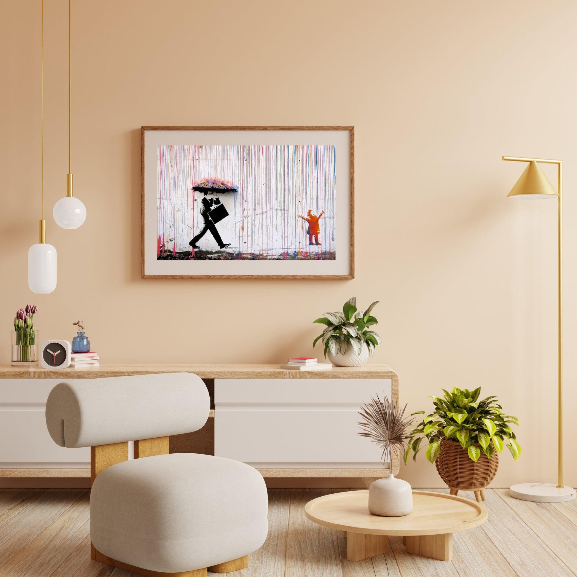 Diamond Painting Banksy – Kleurenregen - SEOS Shop ®